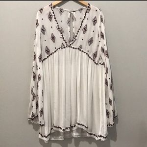 🐚 FREE PEOPLE BELL SLEEVE DRESS SZ M